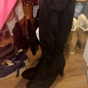 Steve Madden Black Over-the-Knee Boots